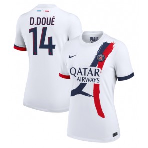 Billiga Paris Saint-Germain Desire Doue #14 Bortatröja Dam 2024-25 Kortärmad